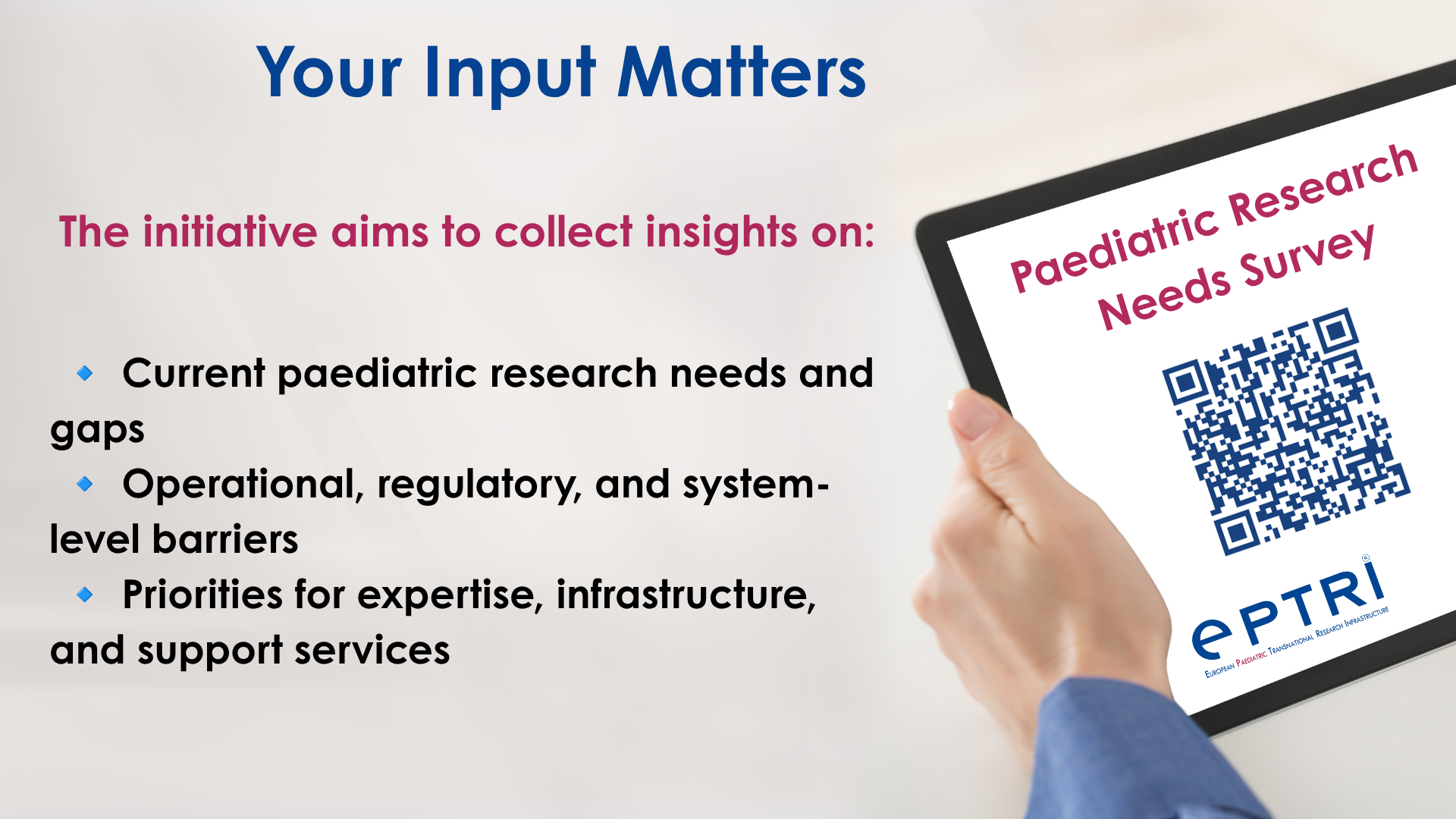 Paediatric Needs Survey (2) Manifesto